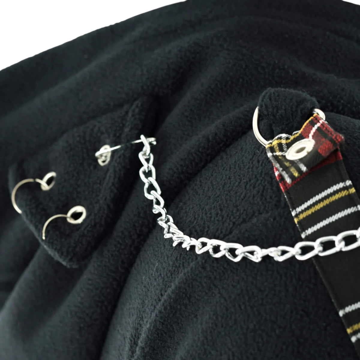 Bye Bye Kitty Trinity Hoodie Goth Fleece Jacket Ladies Wear