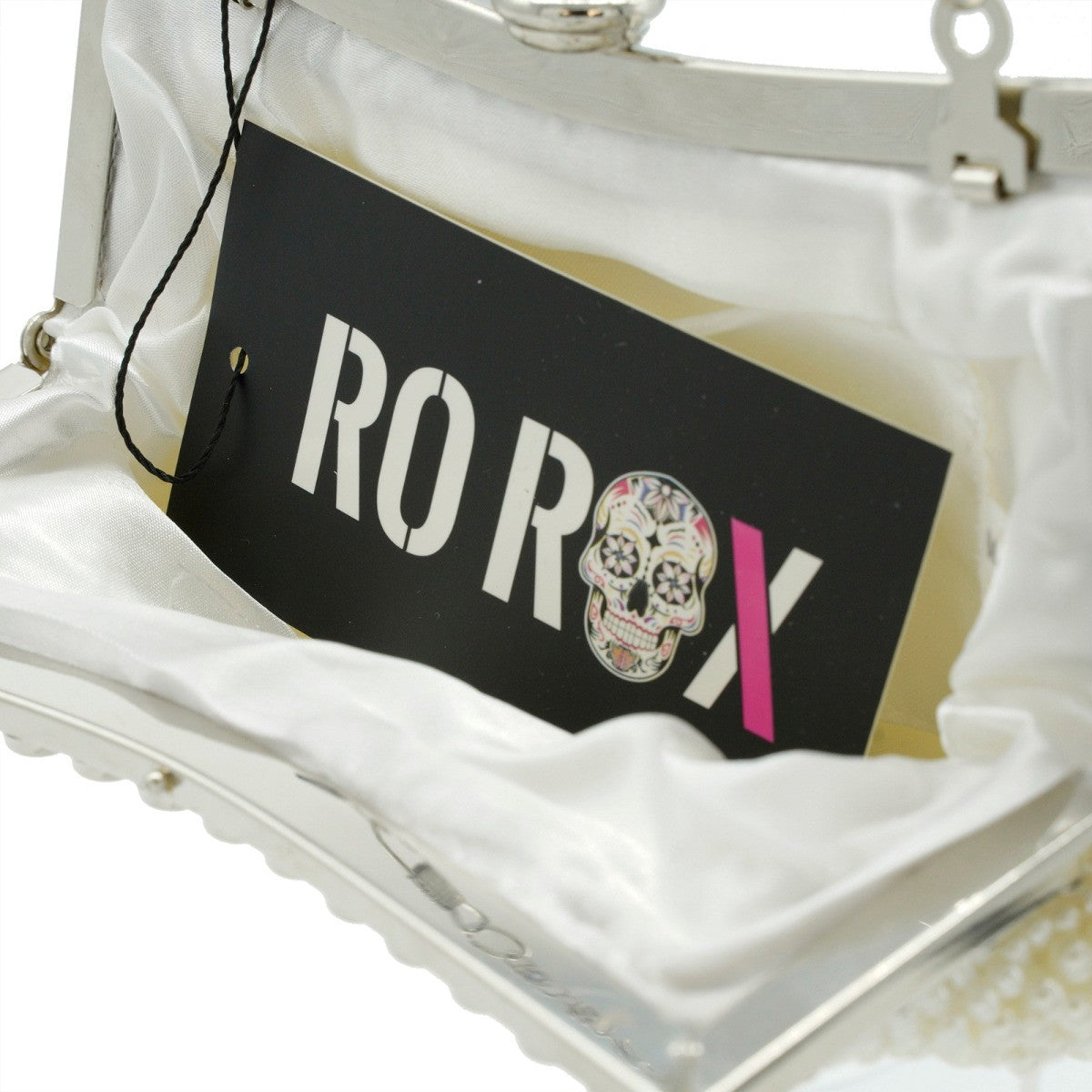 Ro Rox Arlene 1920's Vintage Pearl Clutch Bag