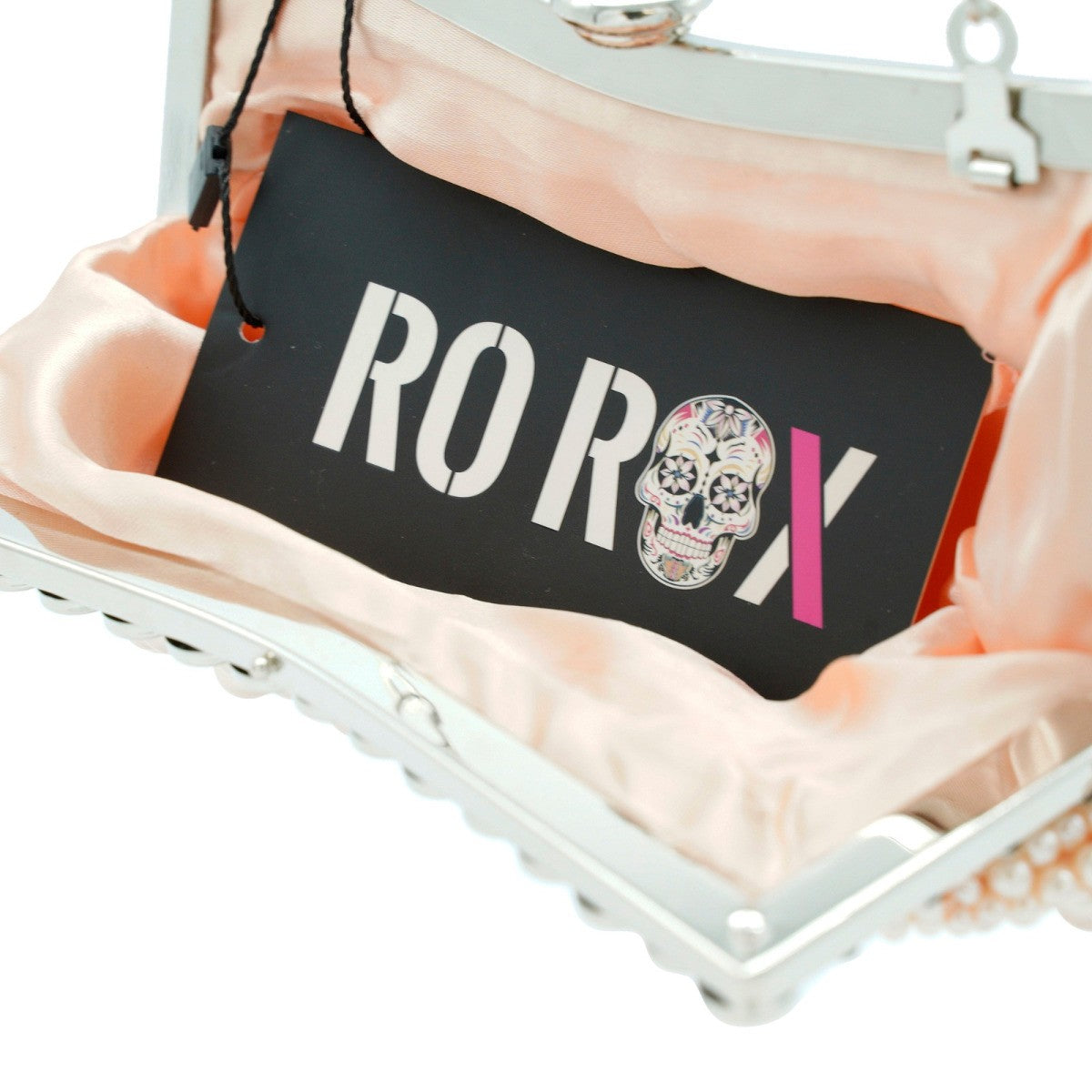 Ro Rox Arlene 1920's Vintage Pearl Clutch Bag