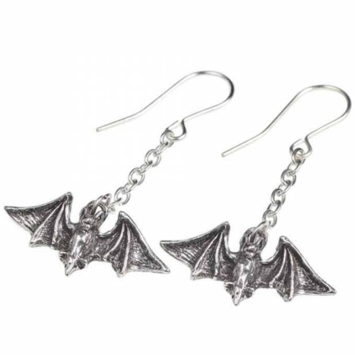 Alchemy England Kiss The Night Bat Earrings Jewellery