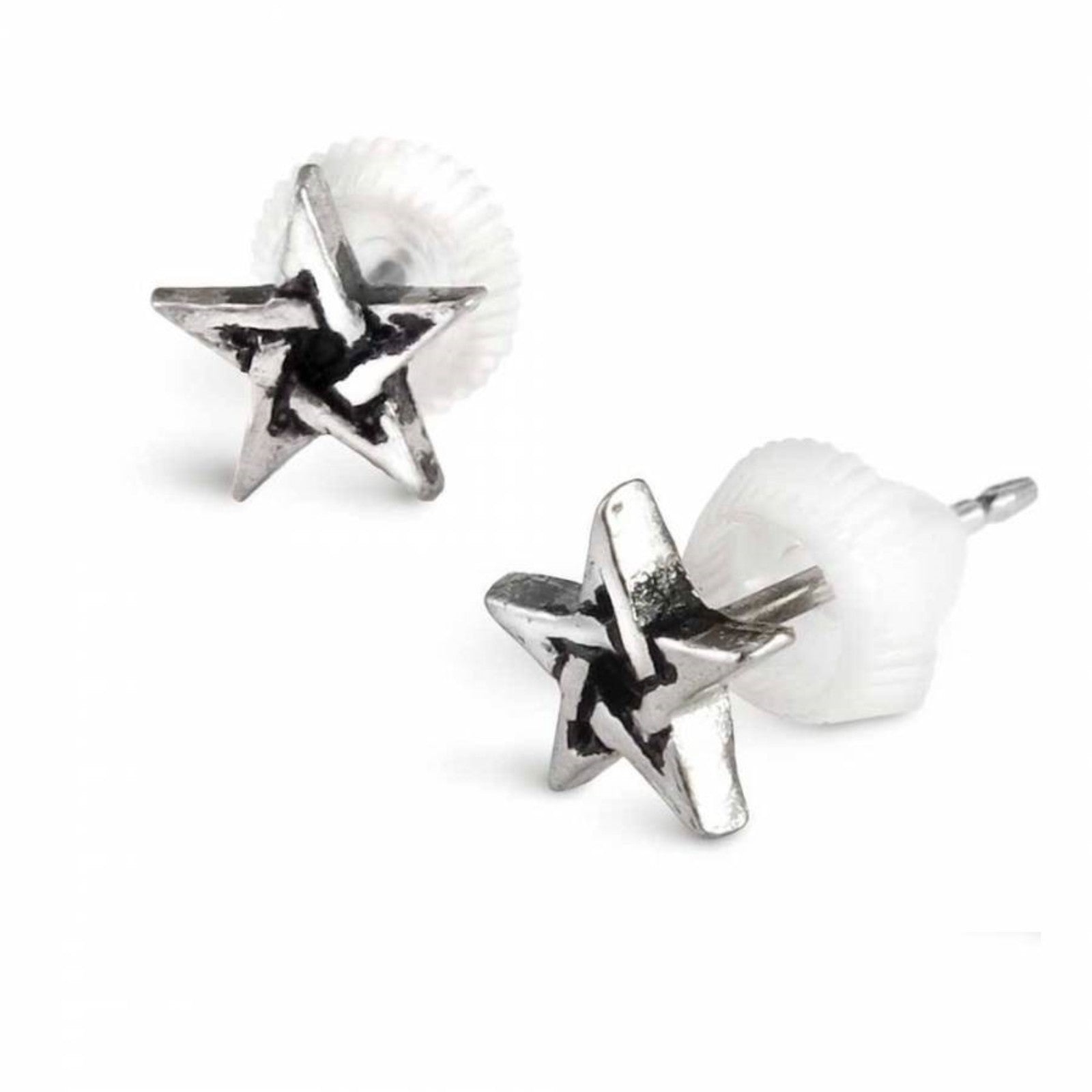 Alchemy England Pentagram Stud Earrings Pair Ro Rox