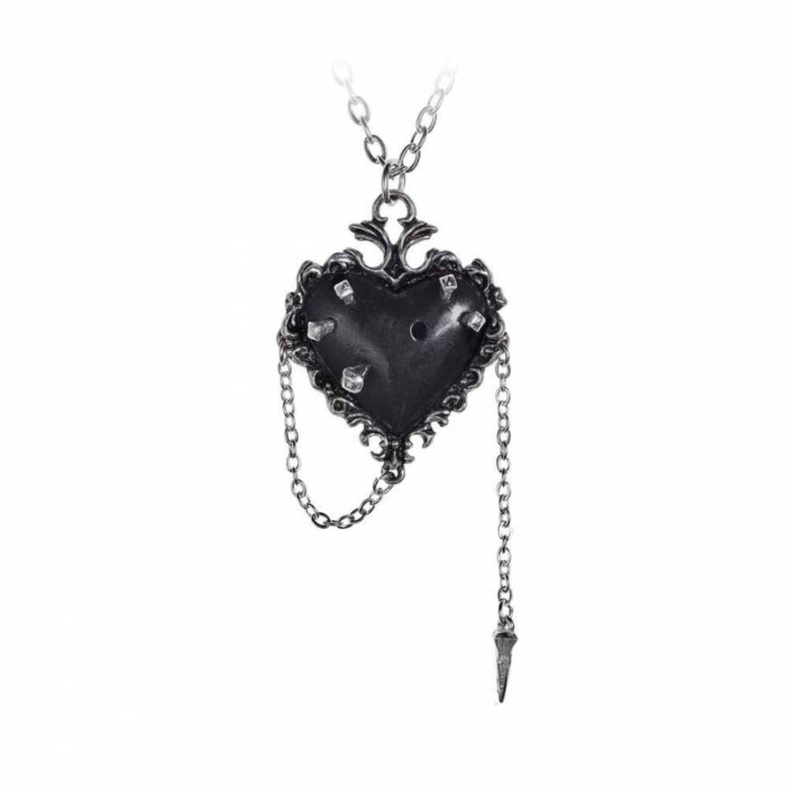 Alchemy England Witch Heart Necklace