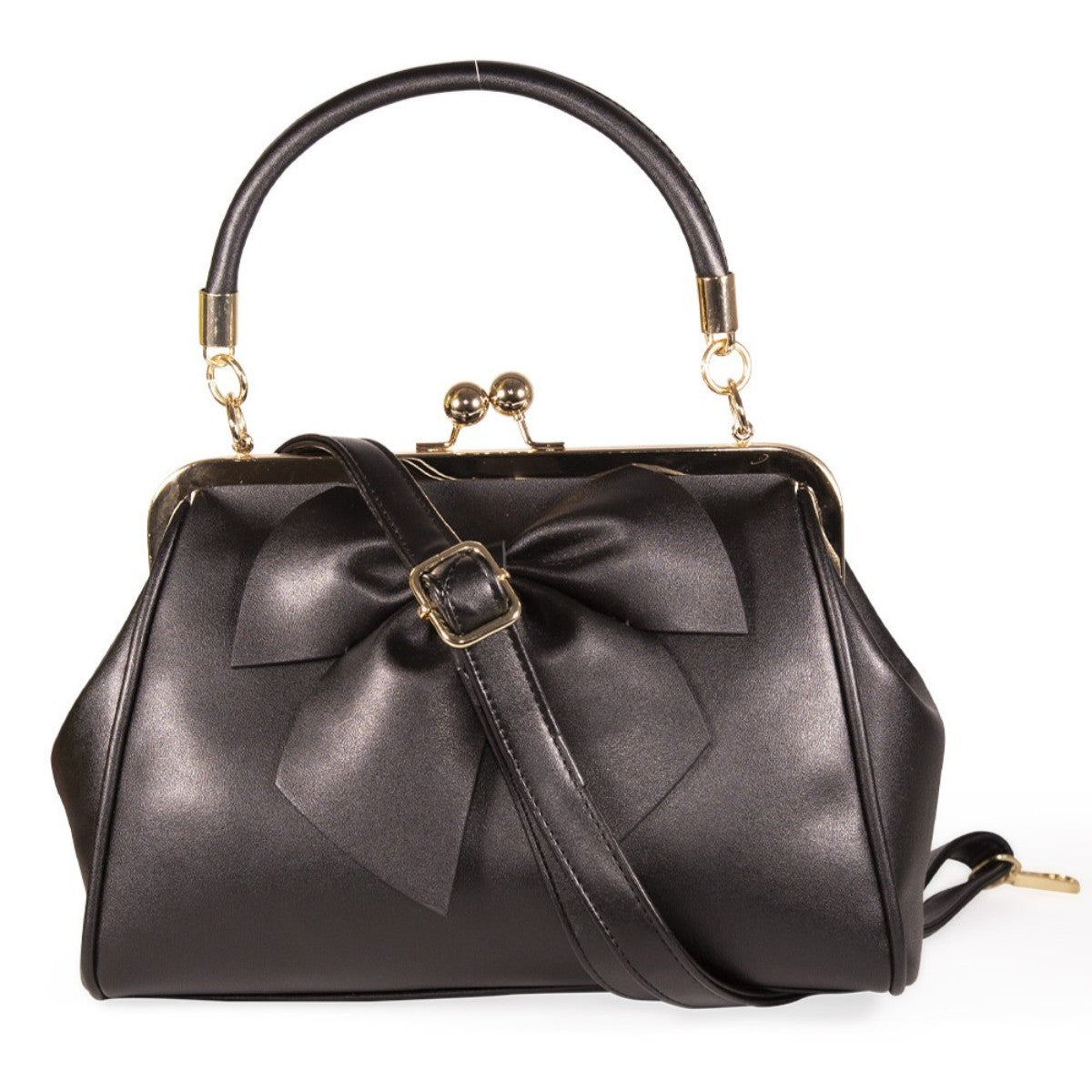 Banned Lockwood 1950's Retro Faux Leather Bow Bag