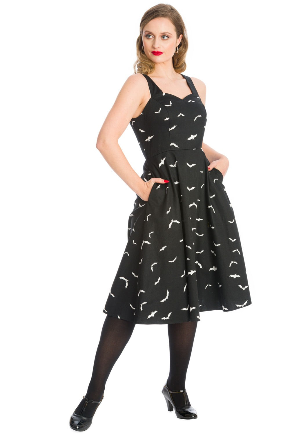 Banned Shes Batty For You Bat Rockabilly Swing Dress