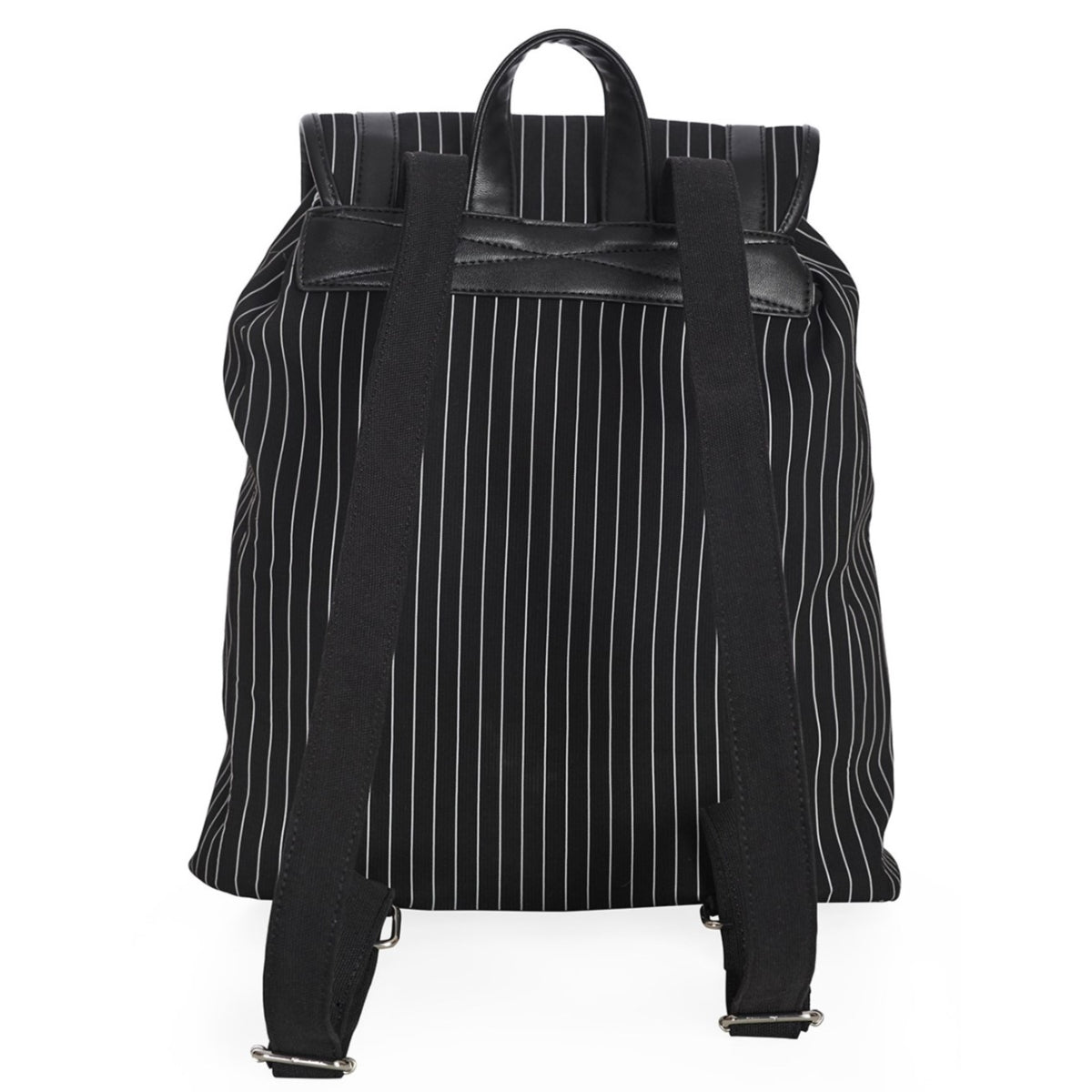 Banned Yamy Pinstripe Punk Goth Backpack, Pinstripe