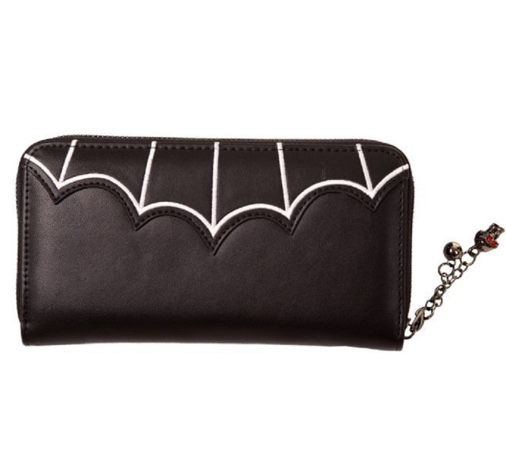 Banned Salem Bat Gothic Wallet