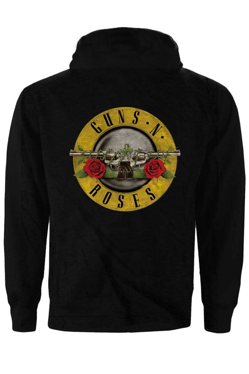 Guns N' Roses Unisex Classic Logo Zipped Hoodie