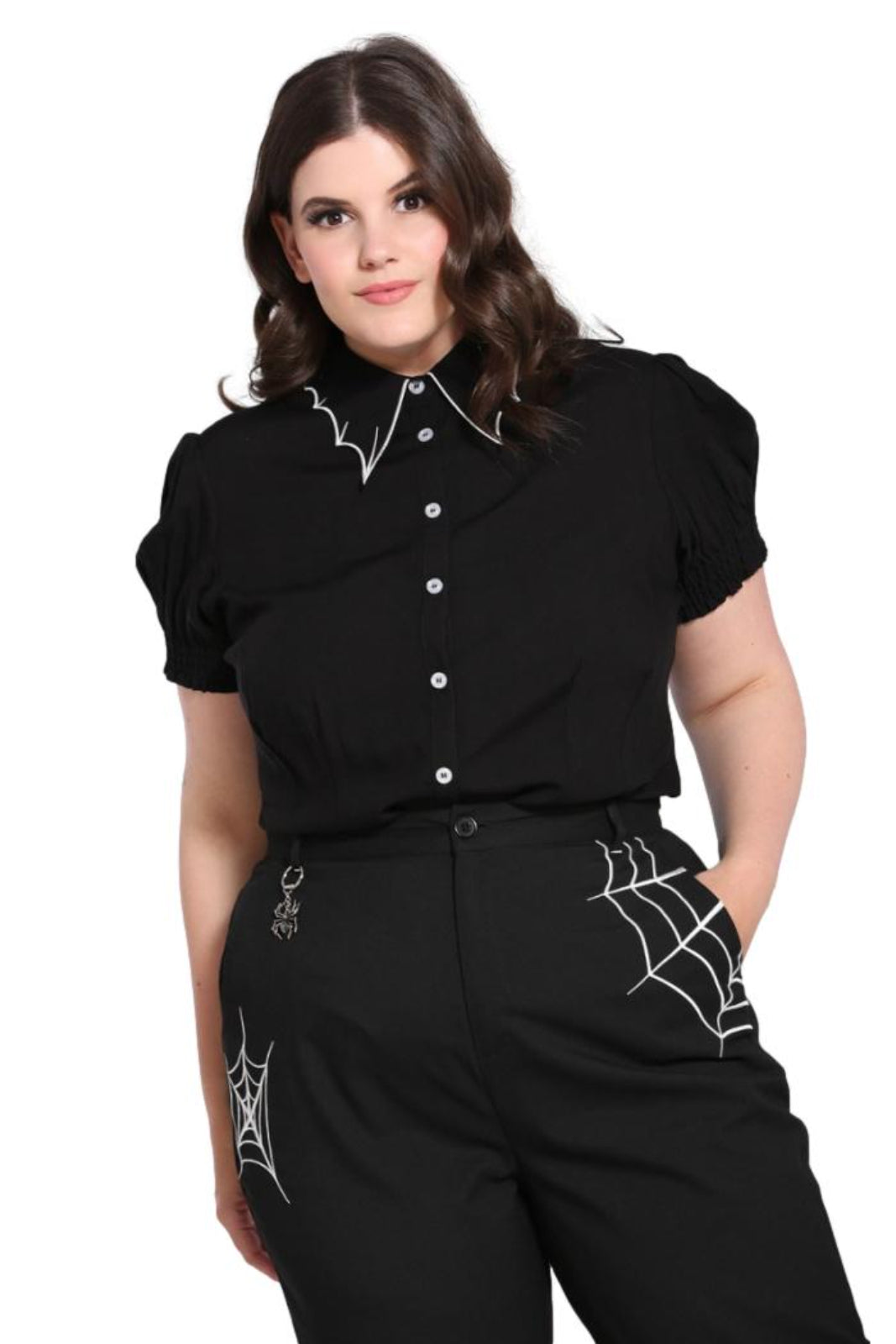 Hell Bunny Drusilla Gothic Blouse