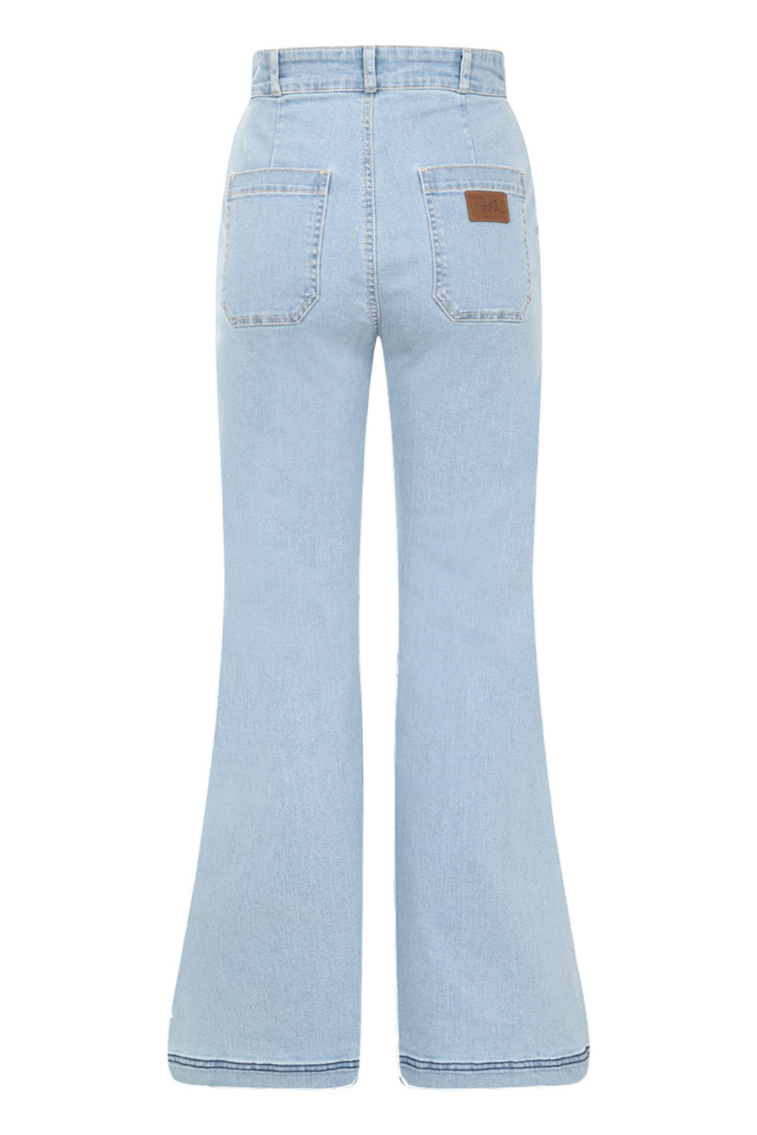 Hell Bunny Jill Retro Flared Stretch 60's 70's Denim Jeans