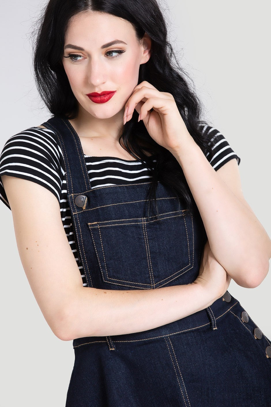 Dakota pinafore dress new arrivals