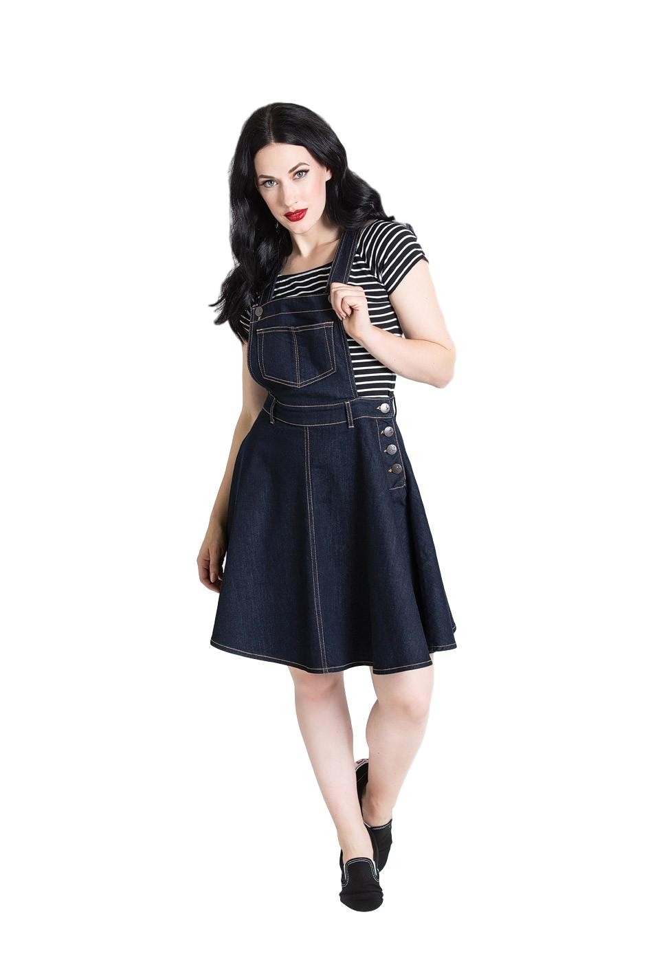 denim rockabilly dress This item is unavailable