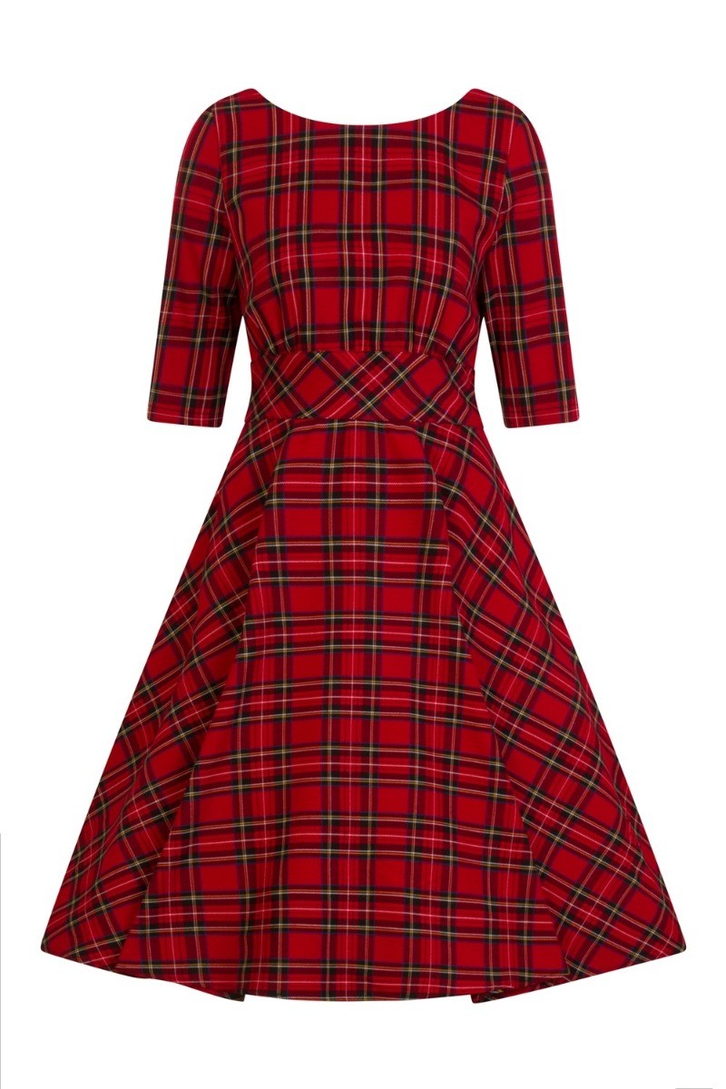 Tartan 50s dress on sale