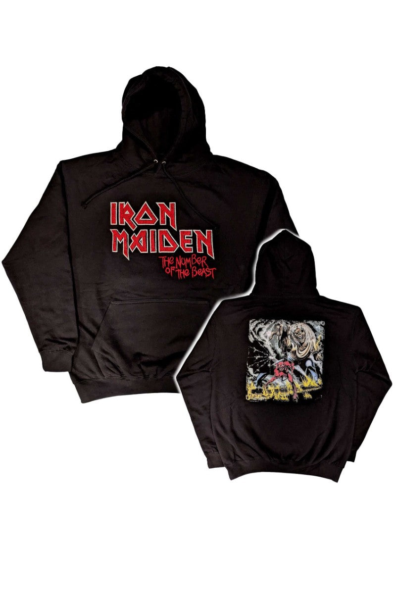 Iron maiden fashion zip hoodie