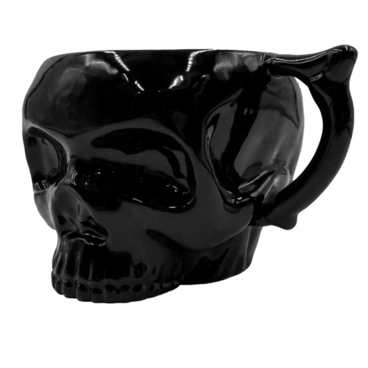 Kreepsville Anatomical Skull Black Mega Mug Ceramic Gothic