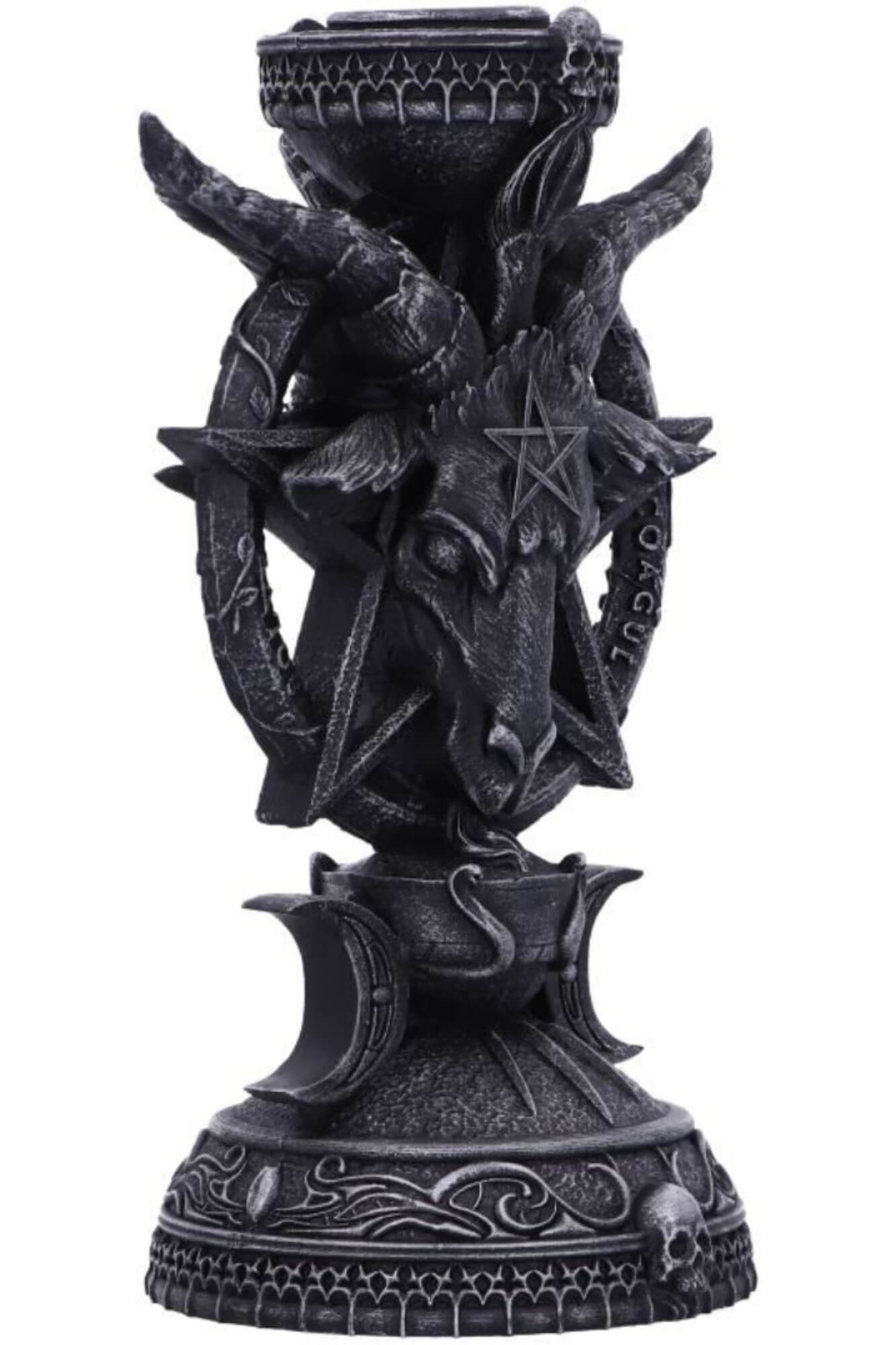 Nemesis Now Light of Baphomet Gothic Goat Candle Holder