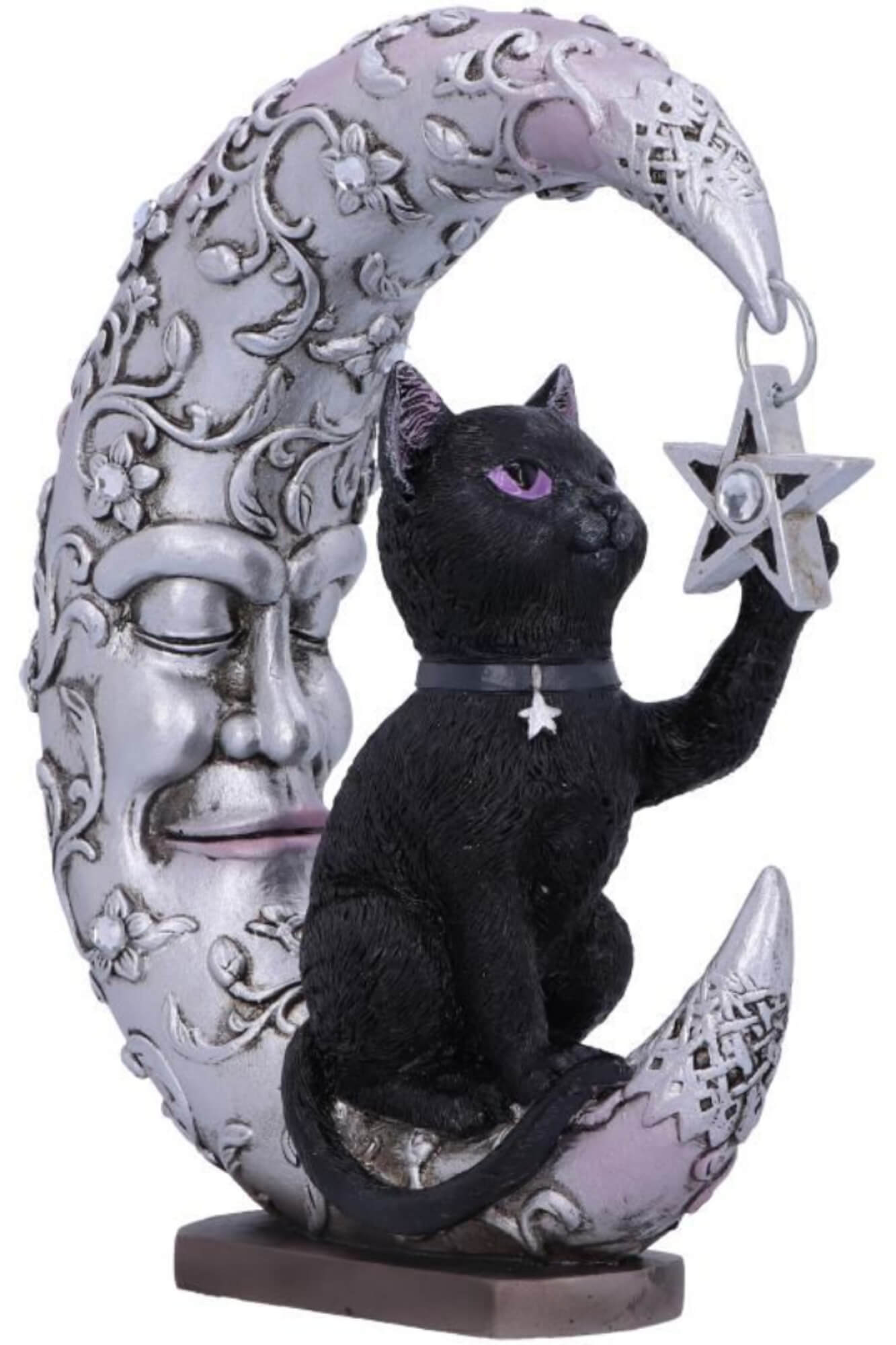 Nemesis Now Luna Companion Moon and Cat Ornament