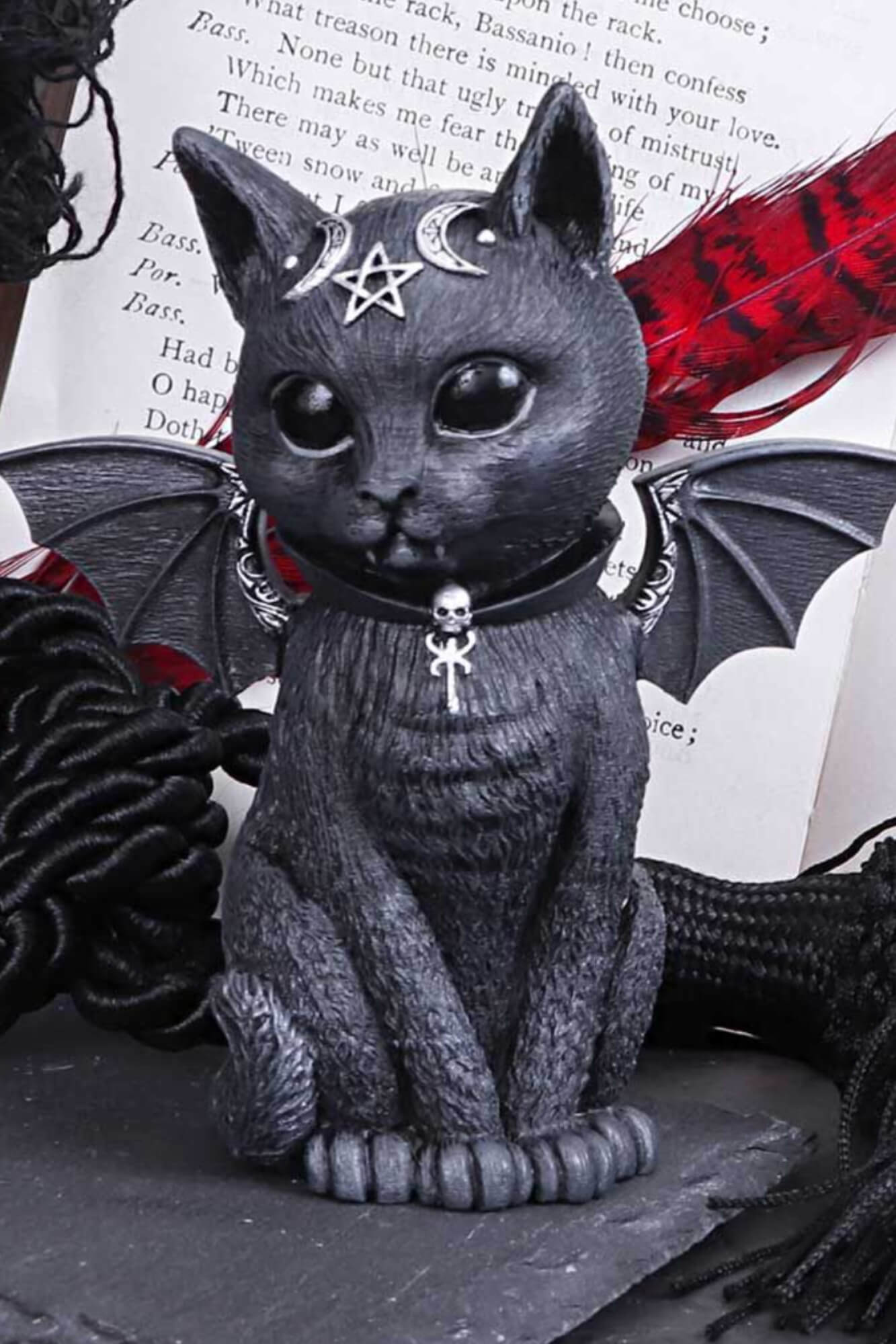 Nemesis Now Malpuss Winged Occult Cat Figurine