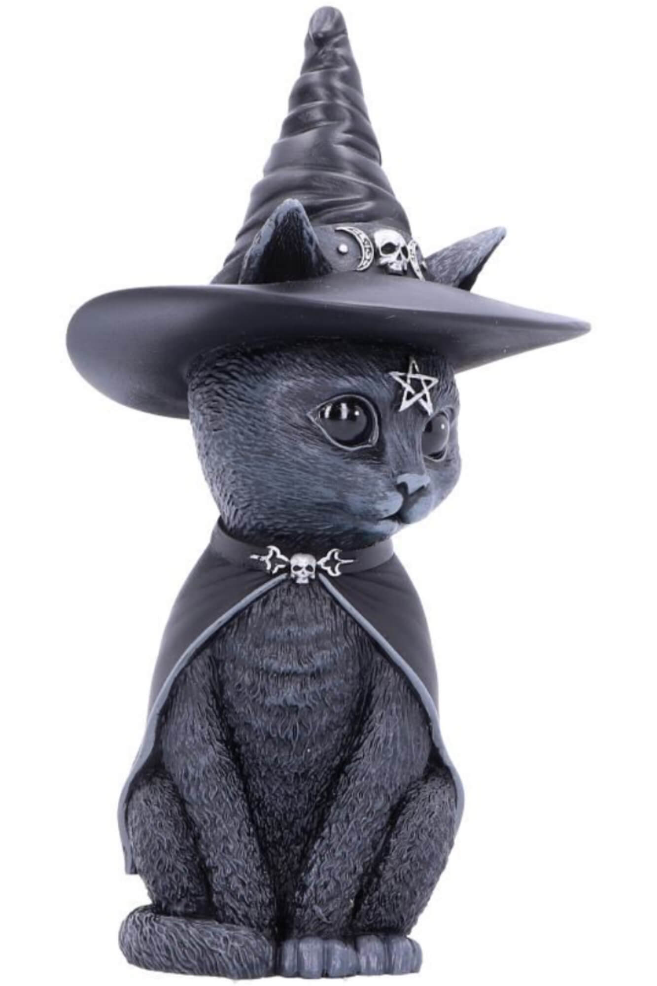 Nemesis Now Purrah Witches Hat Occult Cat Figurine Ornament