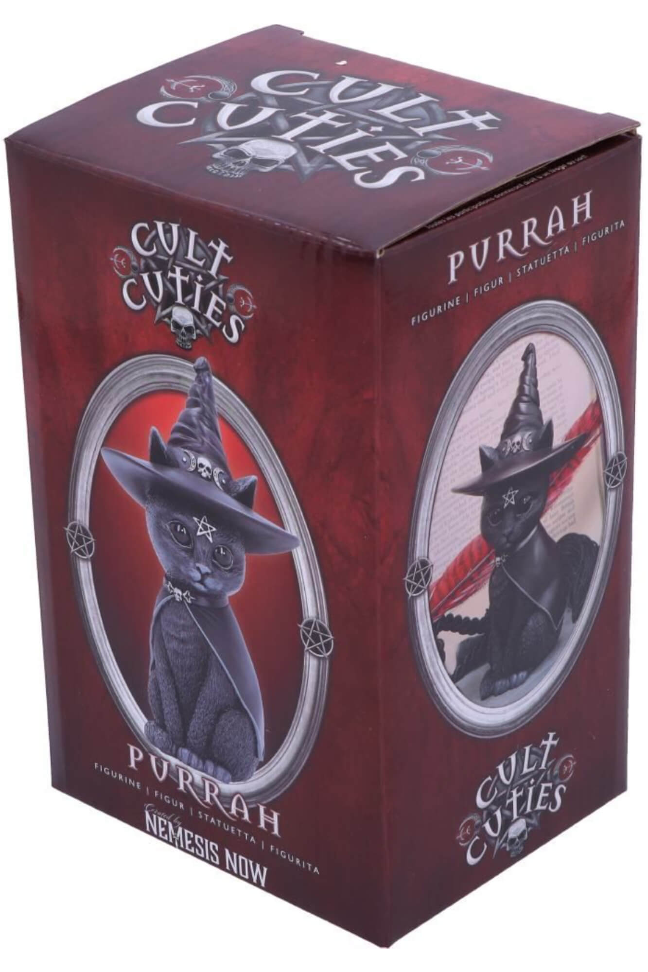 Nemesis Now Purrah Witches Hat Occult Cat Figurine Ornament