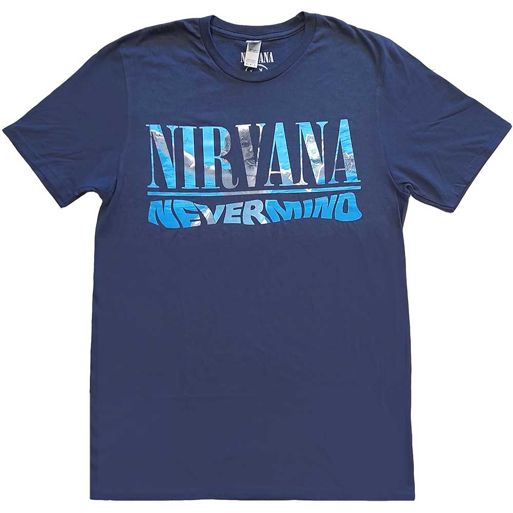 Nirvana Nevermind Unisex Navy Blue T-Shirt