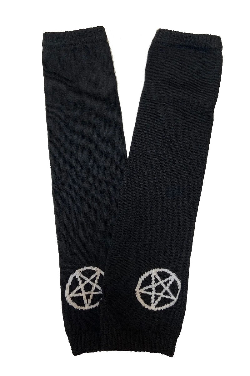 Pamela Mann Knitted Pentagram Fingerless Gloves