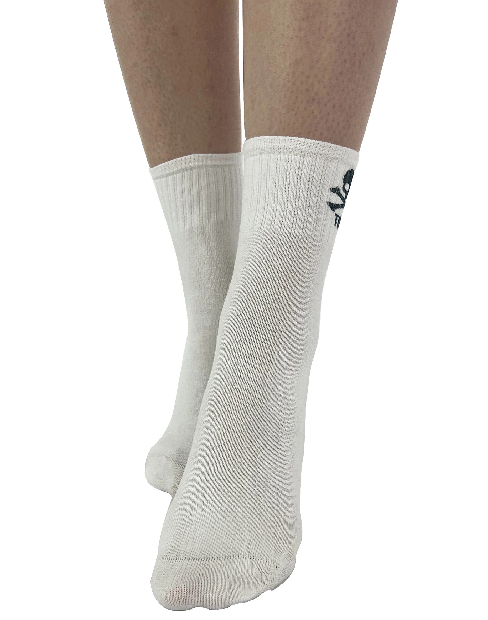 Pamela Mann Printed Crew Socks, Love-Hate (One-Size)
