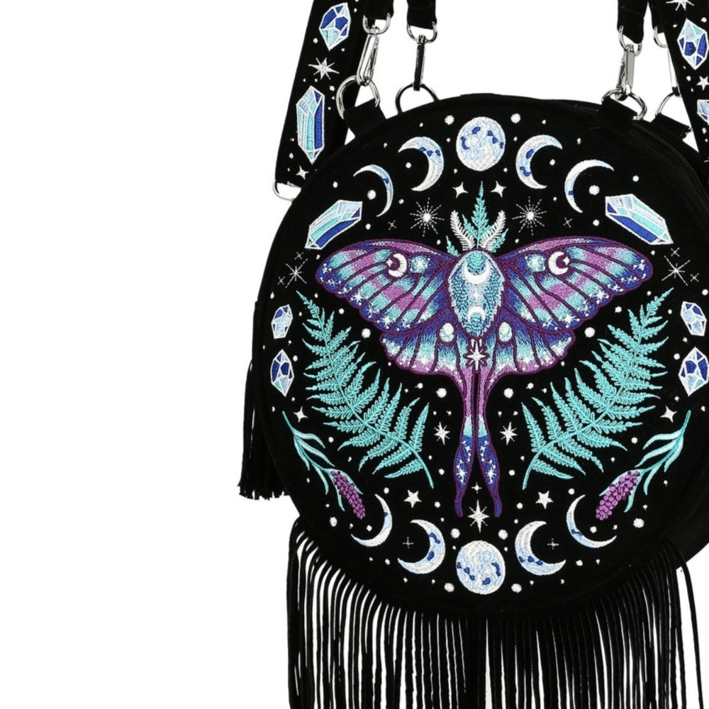 Restyle Sapphire Moth Reppu Tummansininen