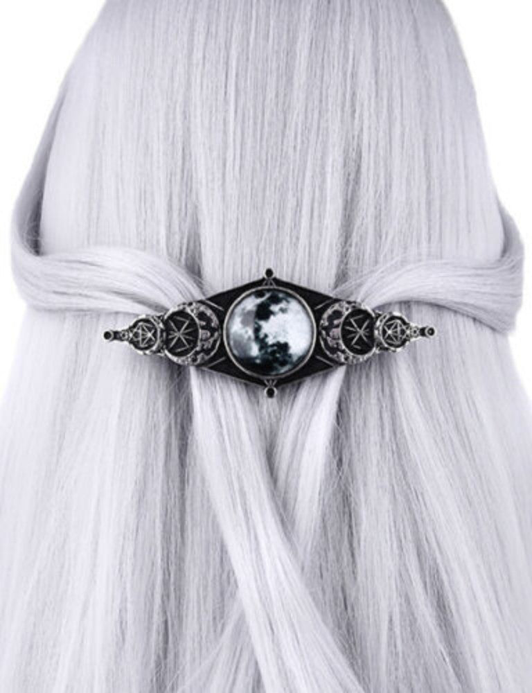 Restyle Moon Geometry Wicca Witchcraft Gothic Hair Clip