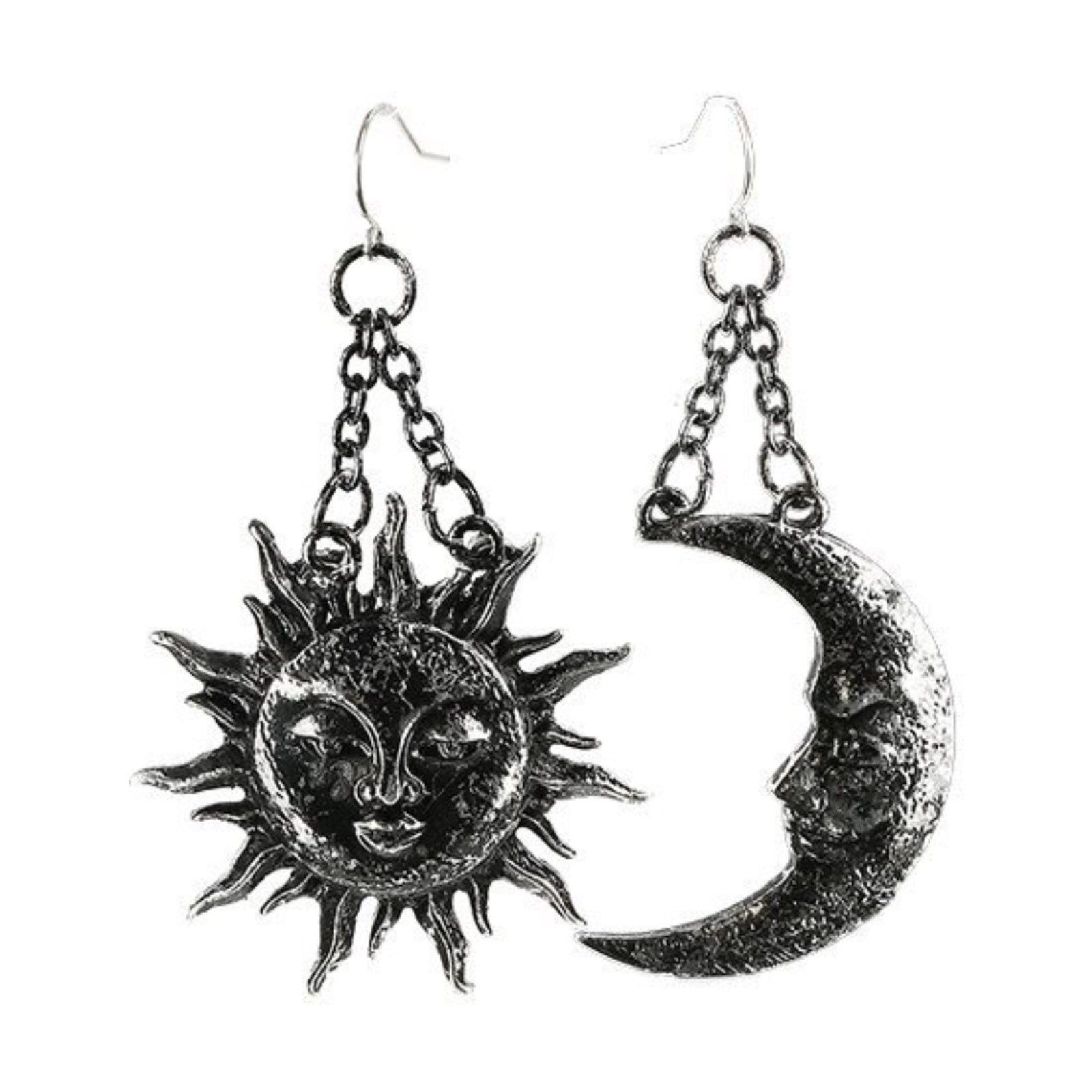 Restyle Sun & Moon Dangle Drop Earrings