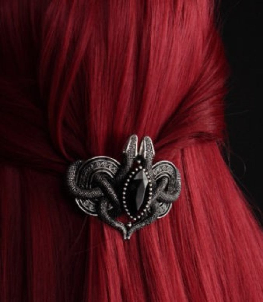 Restyle Snakes Of Avalon Gothic Celtic Hair Clip Barrette