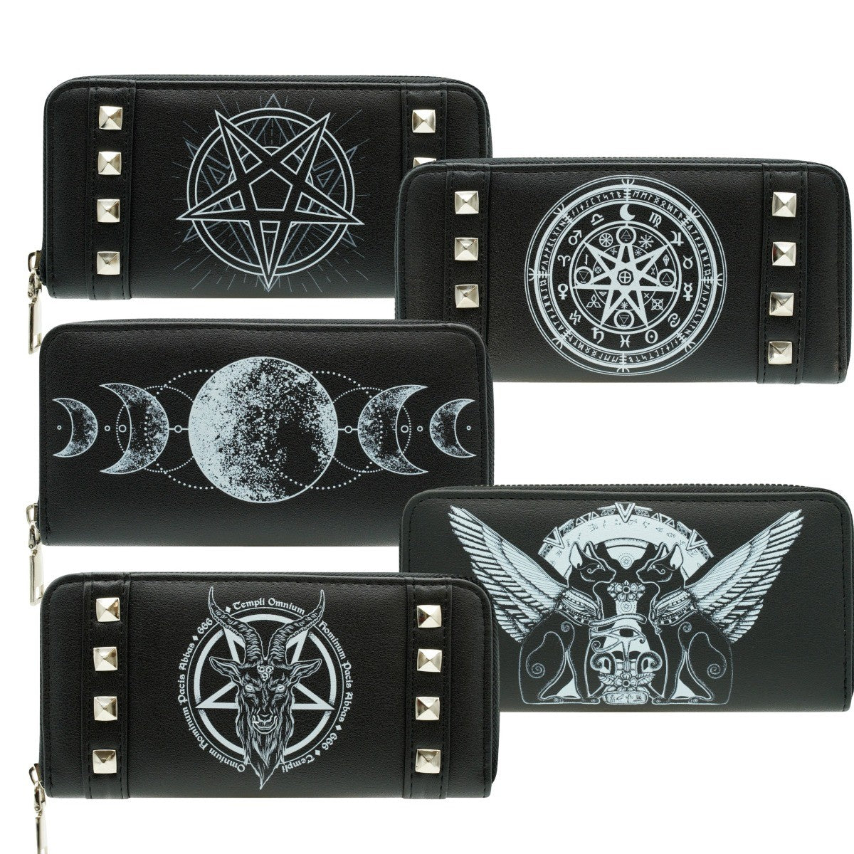 Ro Rox Omnium Baphomet 666 Goth Wallet
