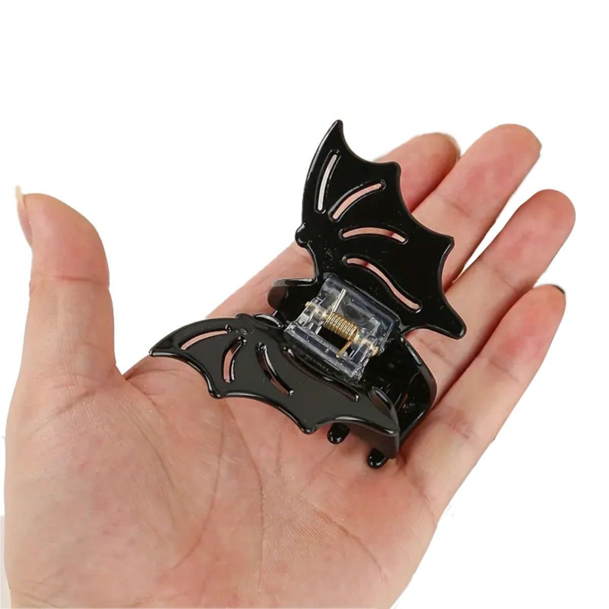 Bat Shaped Gothic Hair Clip Hair Accessories One Size