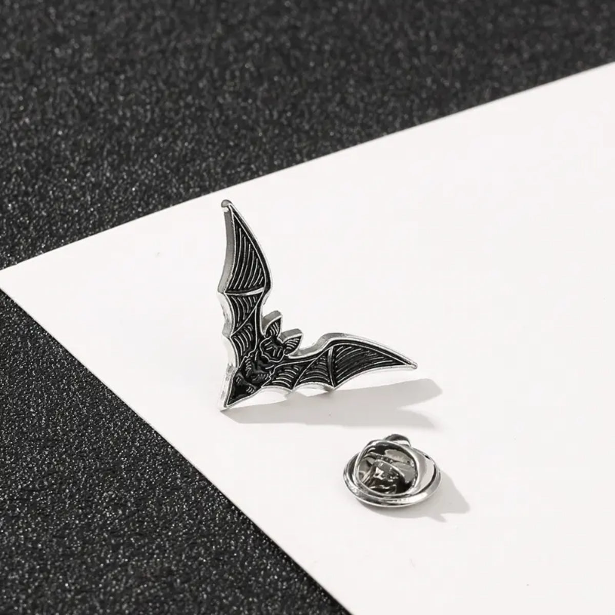 Ro Rox Bat Character Pin Brooch Gothic Badge