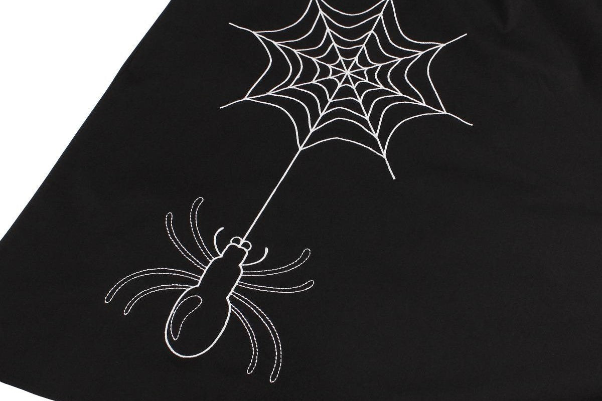 Ro Rox Charlotte Gothic Rockabilly Spider Web Swing Dress