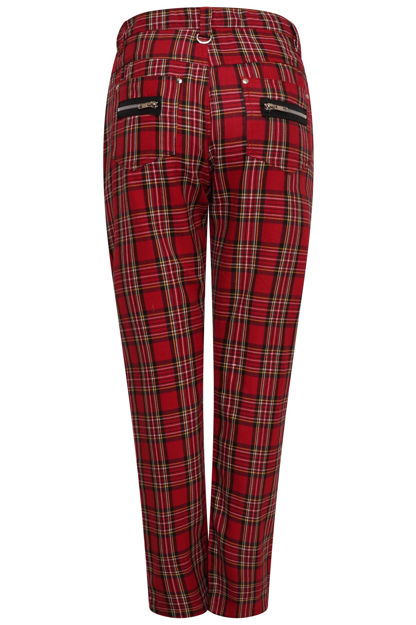 Ro Rox Ella Capri Pants - 1950s Vintage Style Women's Trousers - High Waist  - Zipper & Slits on Back - Ladies Trousers