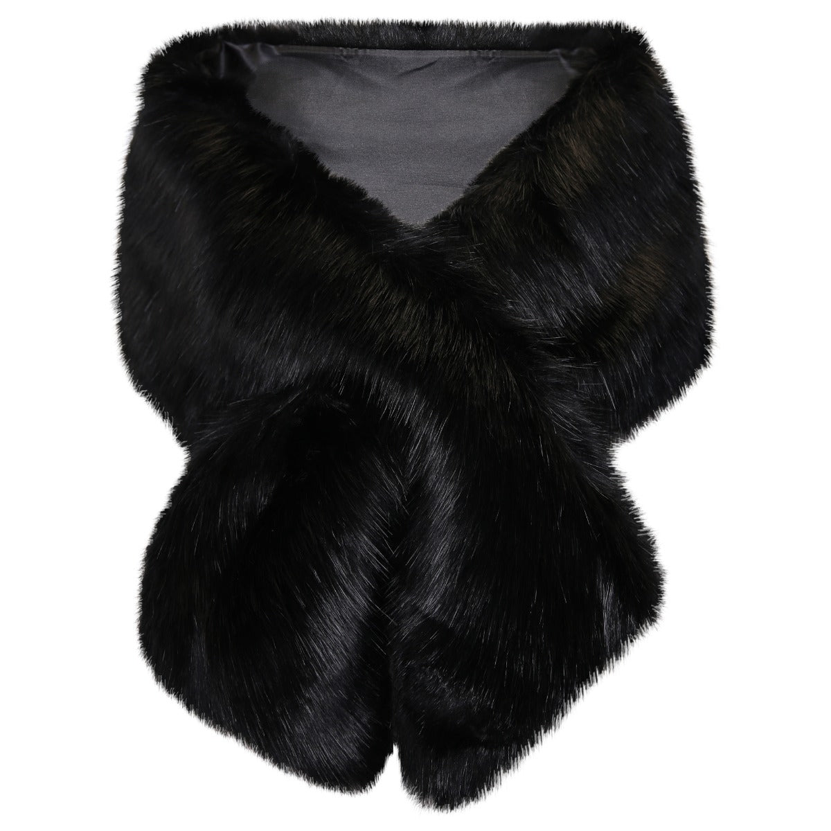 Ro Rox Clara Luxurious Winter Faux Fur Shawl Wrap