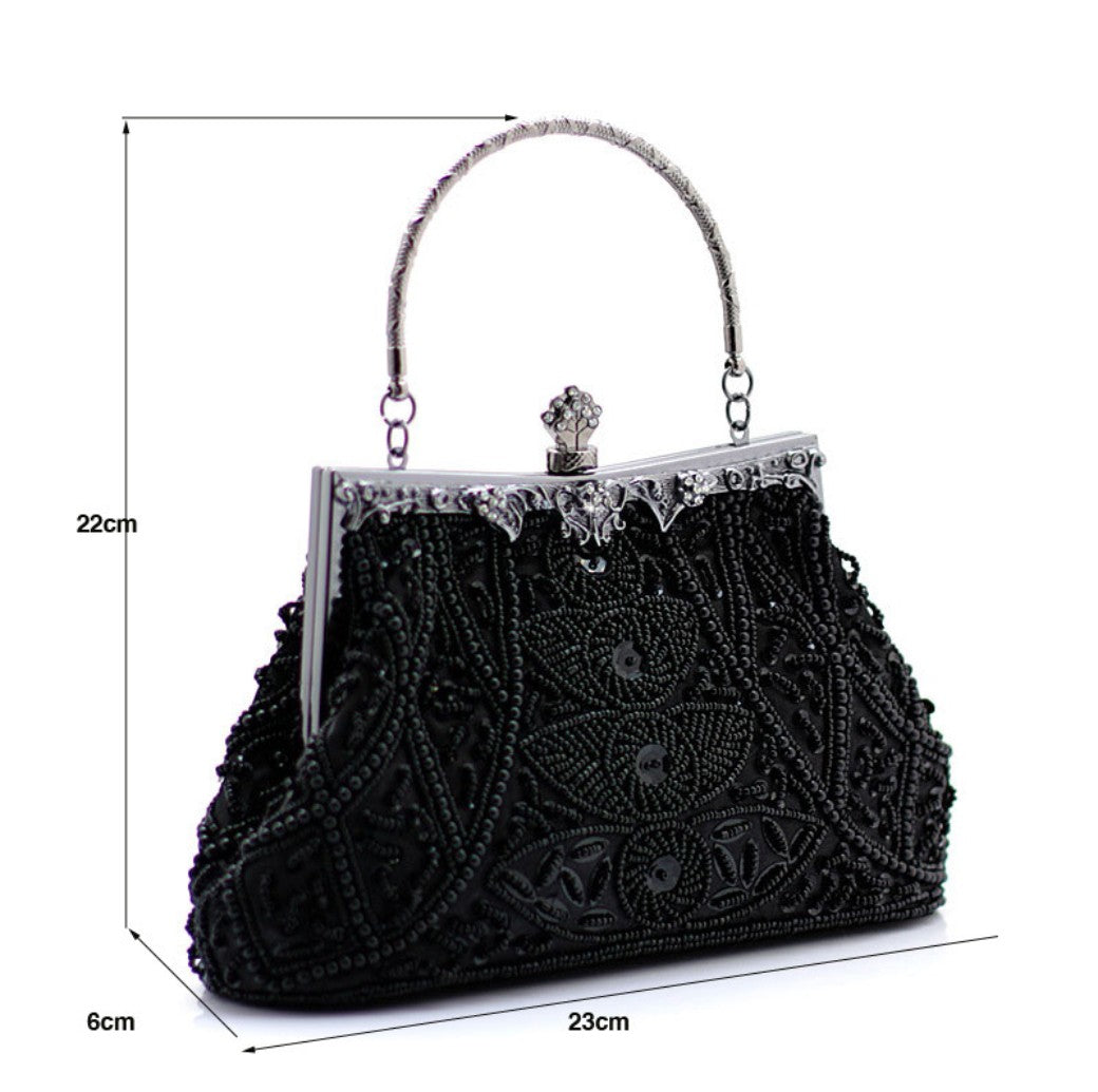 Ro Rox Claudette Vintage Style Evening Handbag