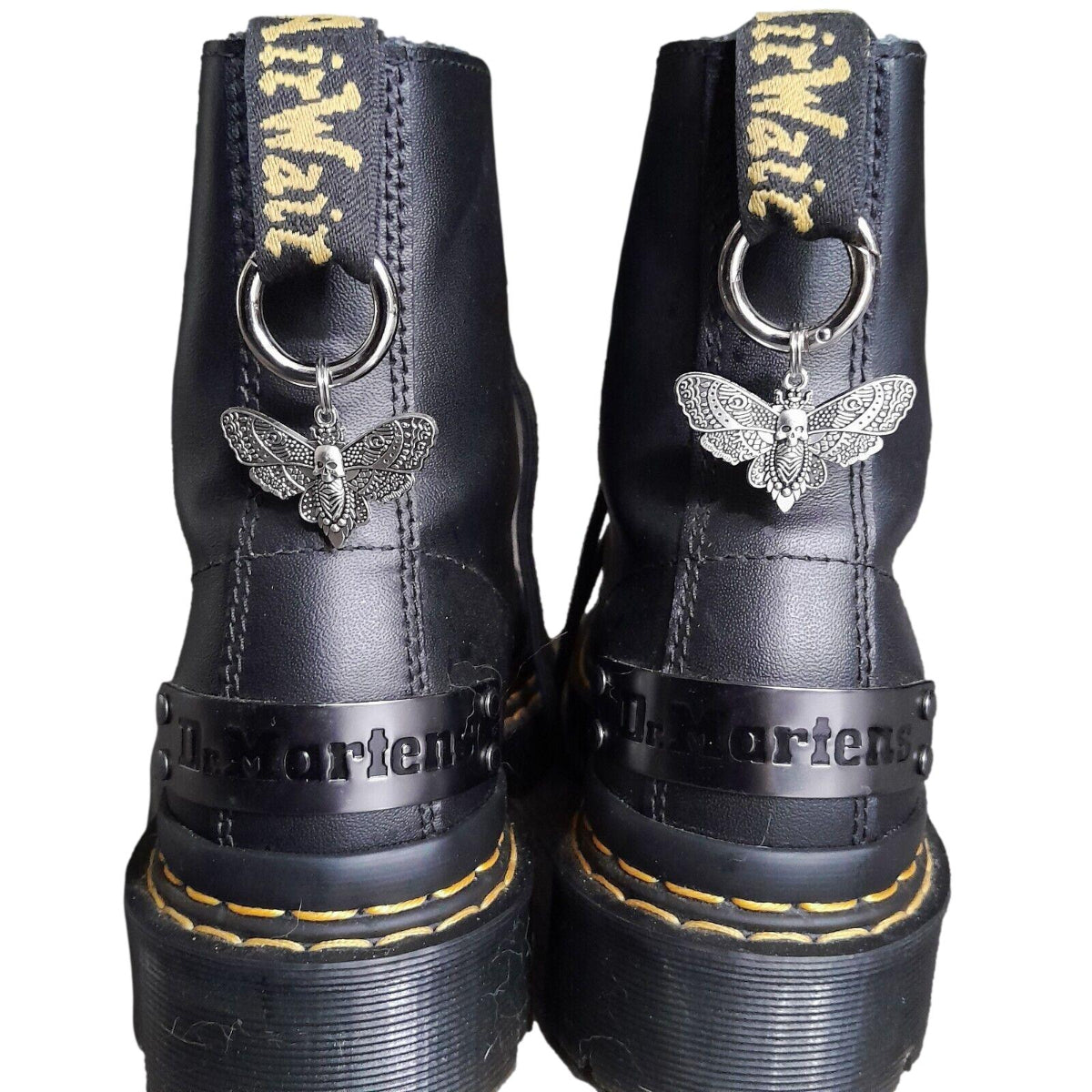 Ro Rox Death Moth Boot Charms Gothic Pendant Accessory