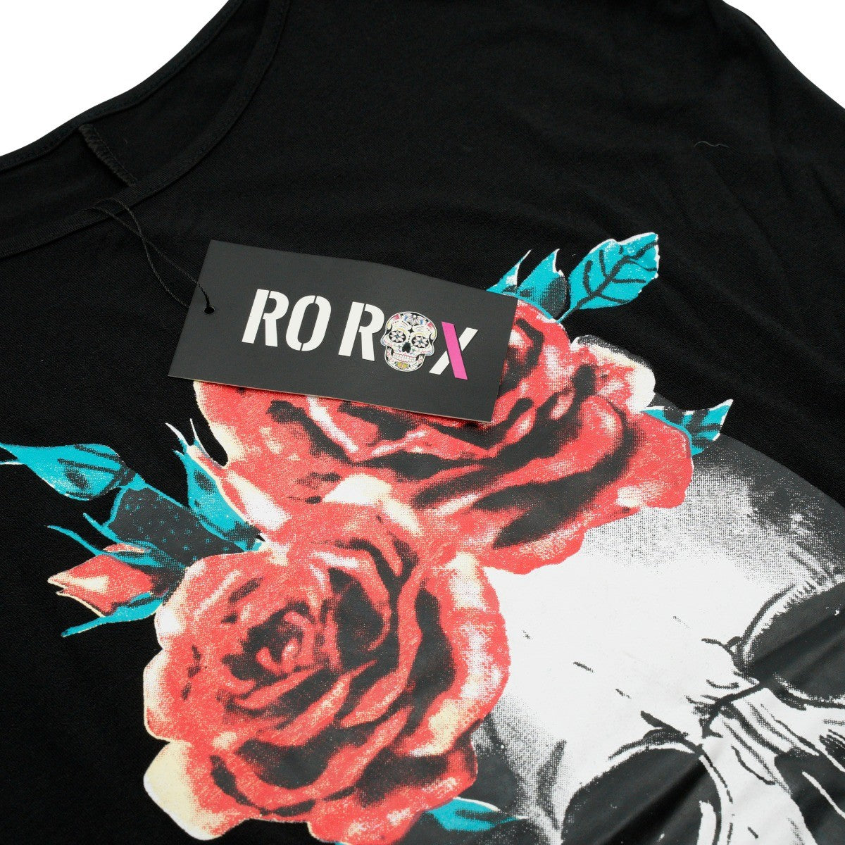 Ro Rox Elvira Loose Fit Skull Print Maxi Dress