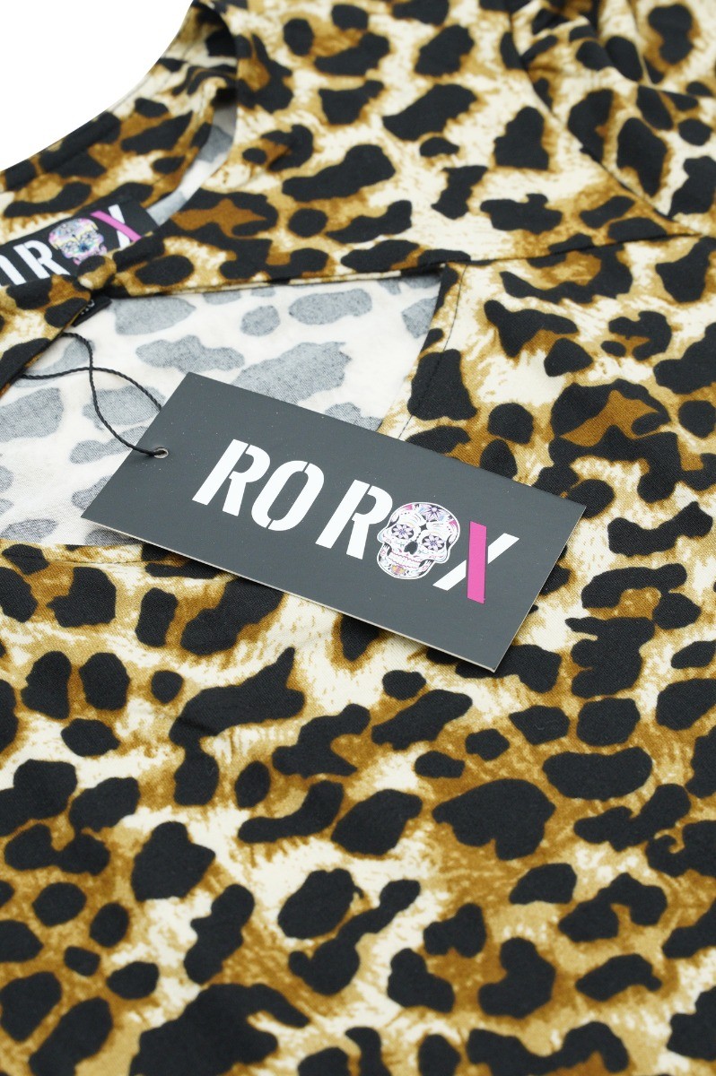 Ro Rox Eva Leopard 1950's Vintage Style Top Blouse
