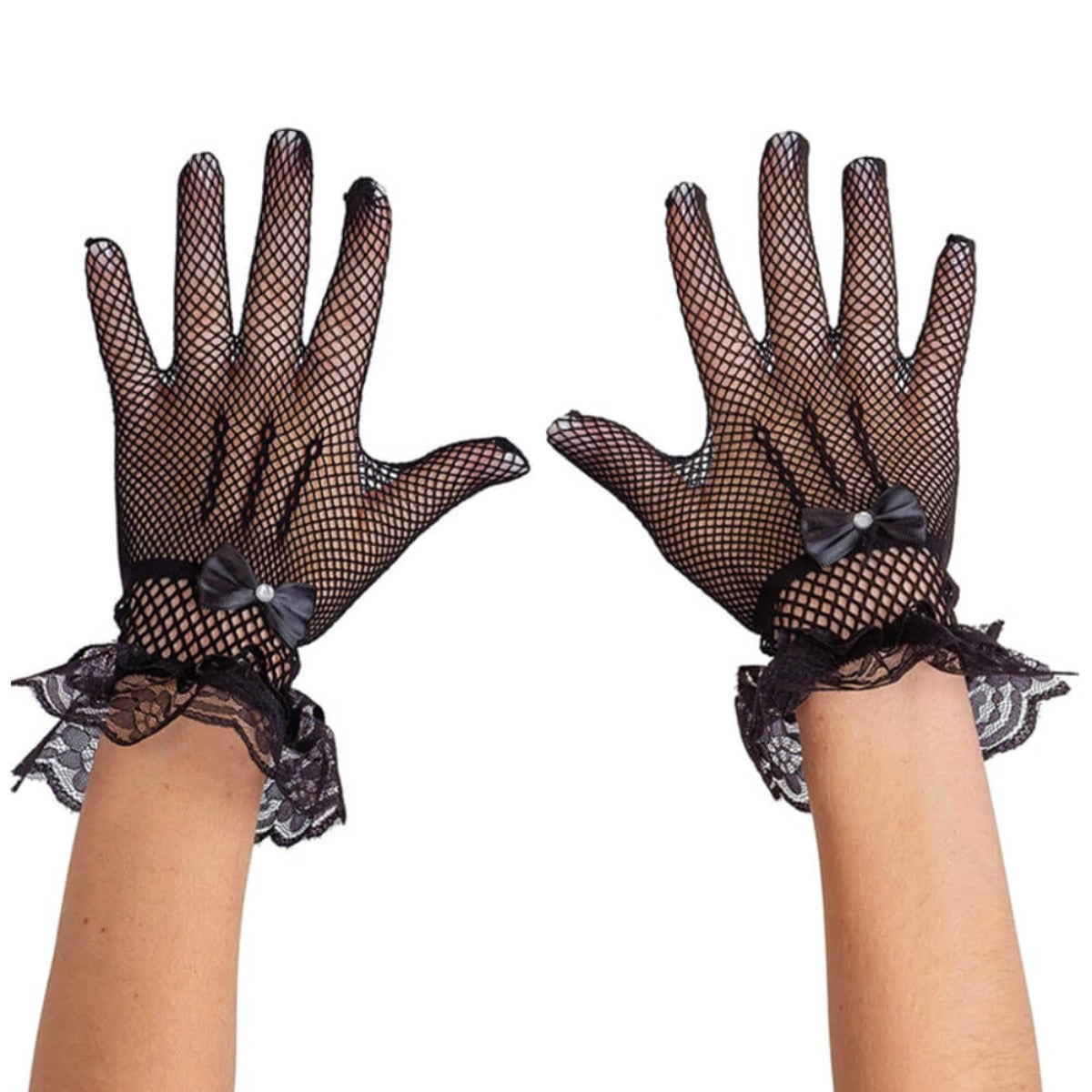Ro Rox Fishnet Wrist Gloves Delicate Mesh Vintage Rockabilly
