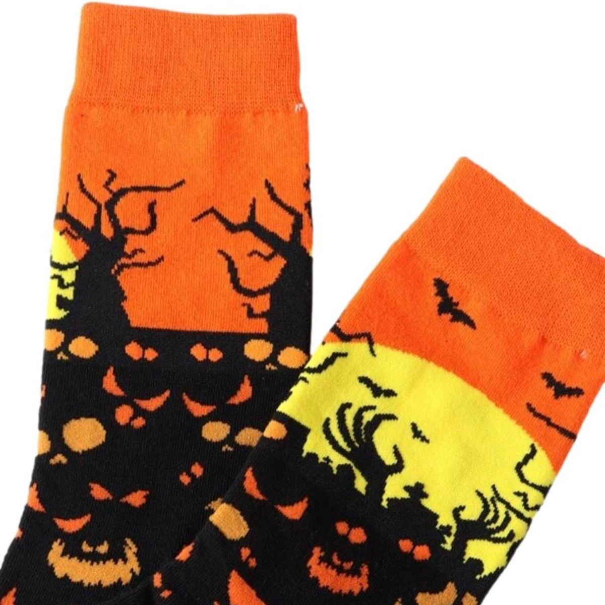 Ro Rox Halloween Spooky Gothic Crew Ankle Socks