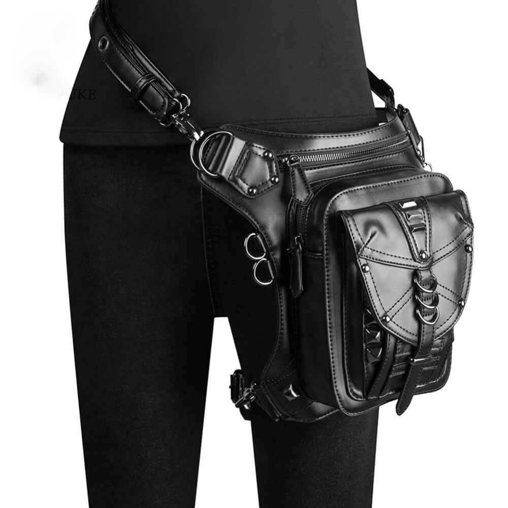 Ro Rox Briar Gothic Faux Leather Hip Holster Bag