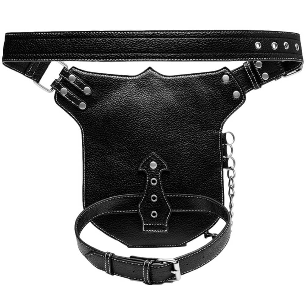 Ro Rox Percival Gothic Faux Leather Hip Holster Pouch Bag