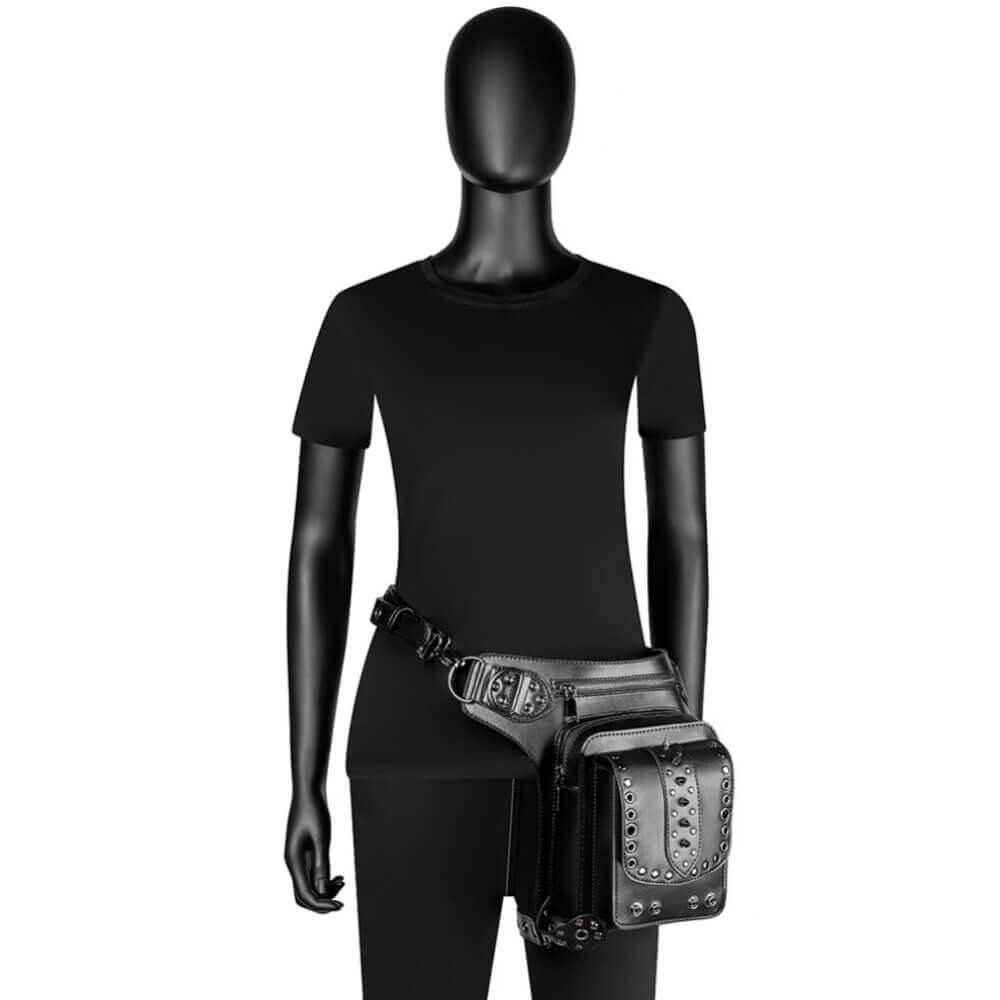 Ro Rox Sophronia Gothic Faux Leather Hip Holster Bag