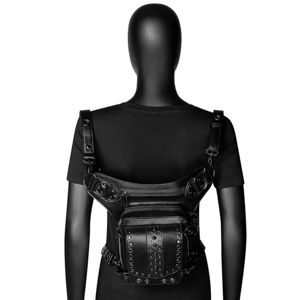 Ro Rox Sophronia Gothic Faux Leather Hip Holster Bag