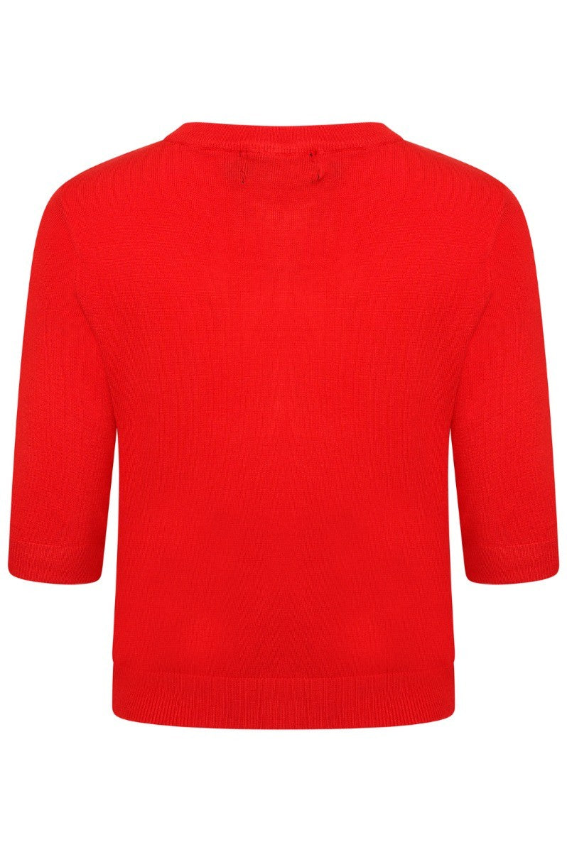 Ro Rox Imogen 50 s Vintage Style Knit Short Sleeve Cardigan Ro Rox