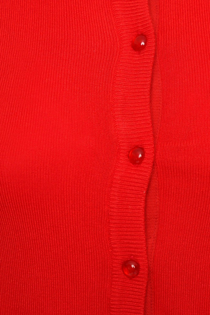 Ro Rox Imogen 50's Vintage Style Knit Short Sleeve Cardigan