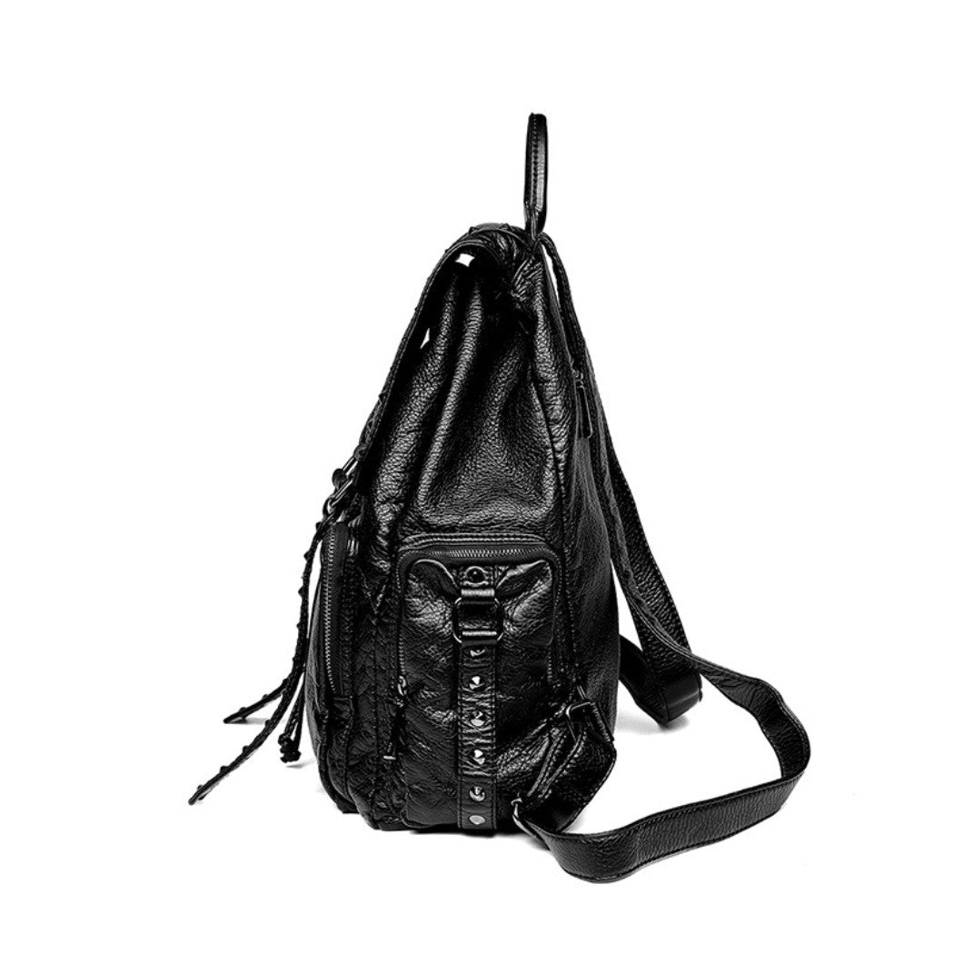 Ro Rox Iris Punk Goth PU Backpack