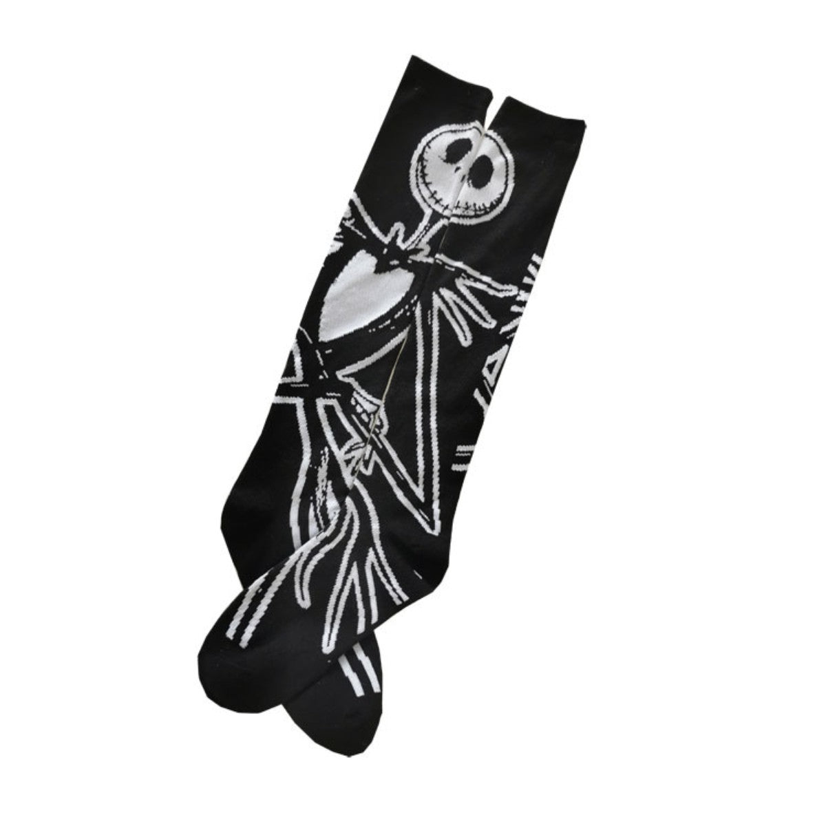 Ro Rox Jack Skeleton Anime Halloween Gothic Mid Calf Socks